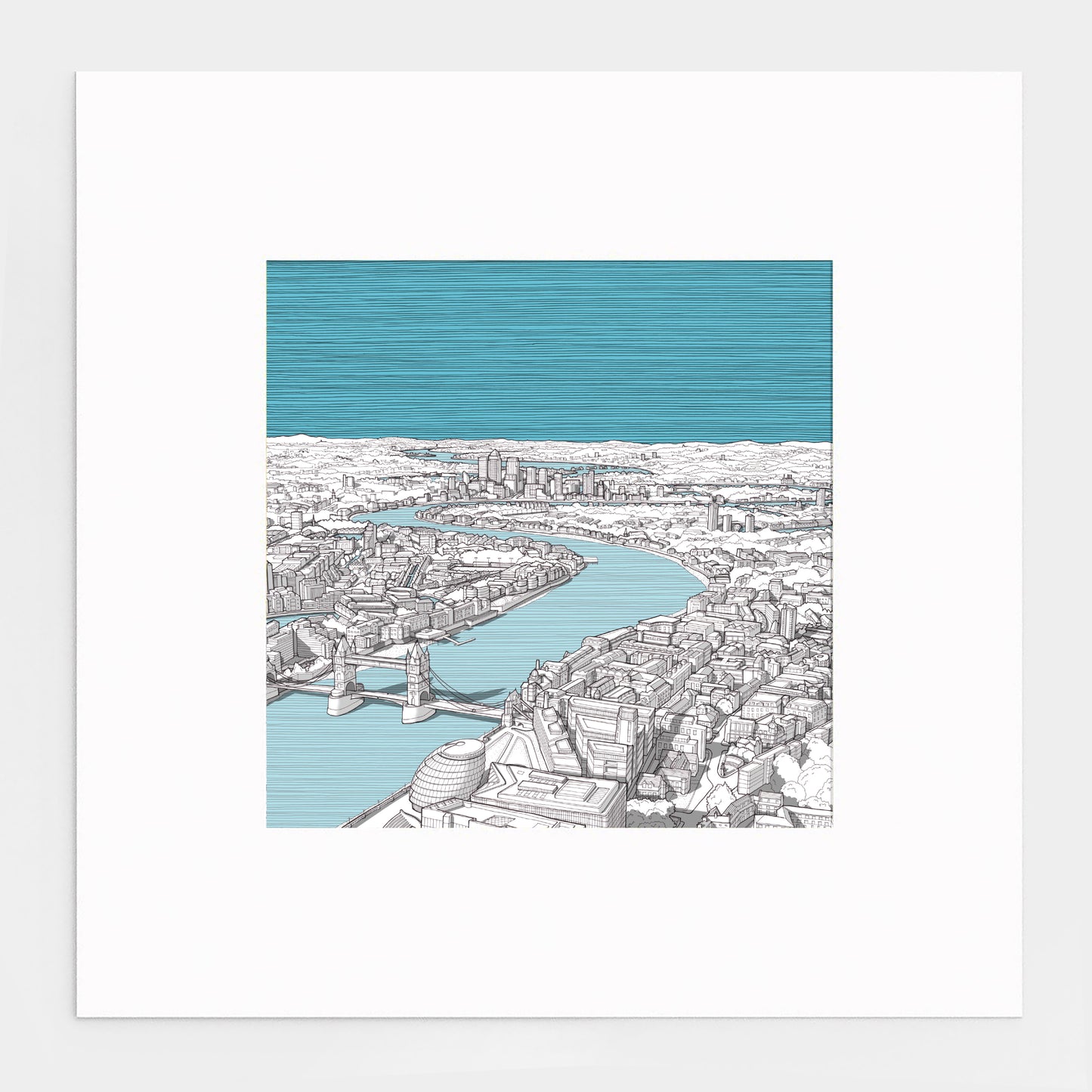 blue large no frame