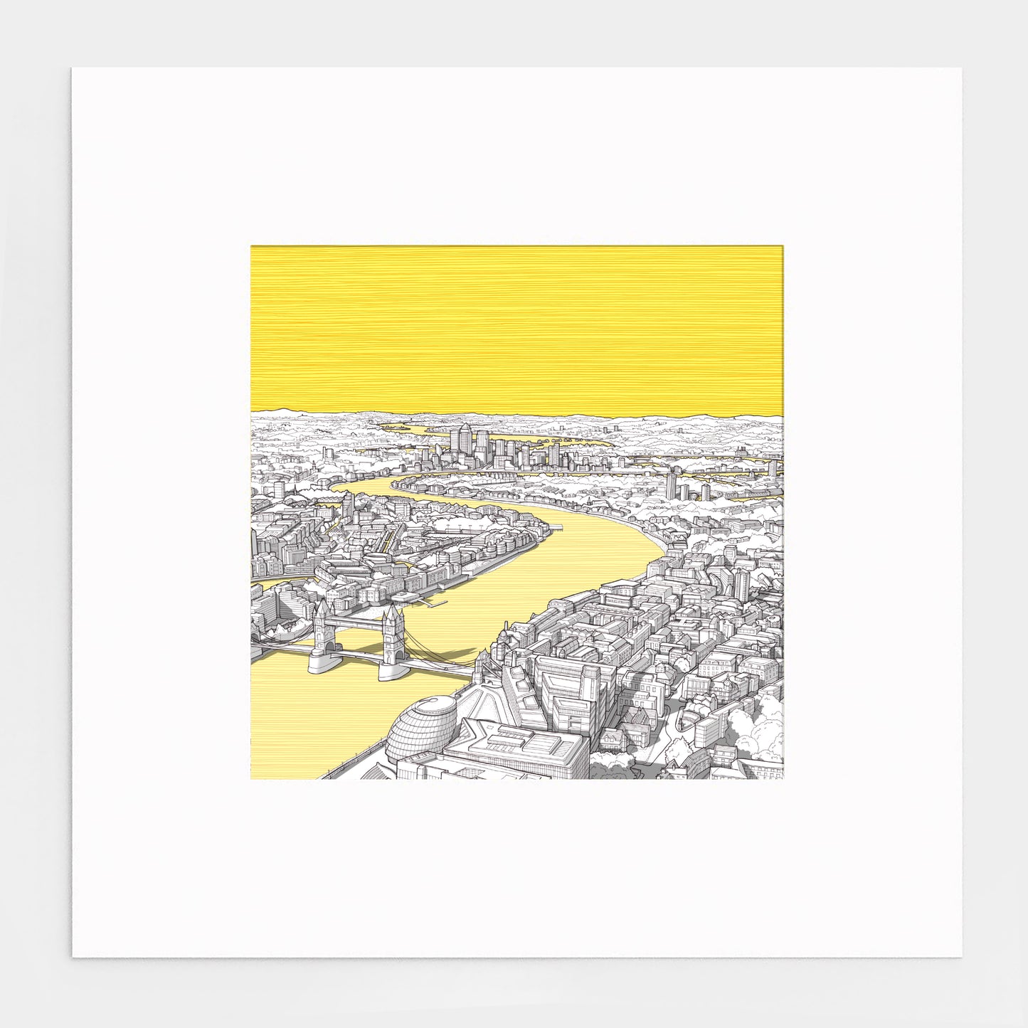 yellow large no frame