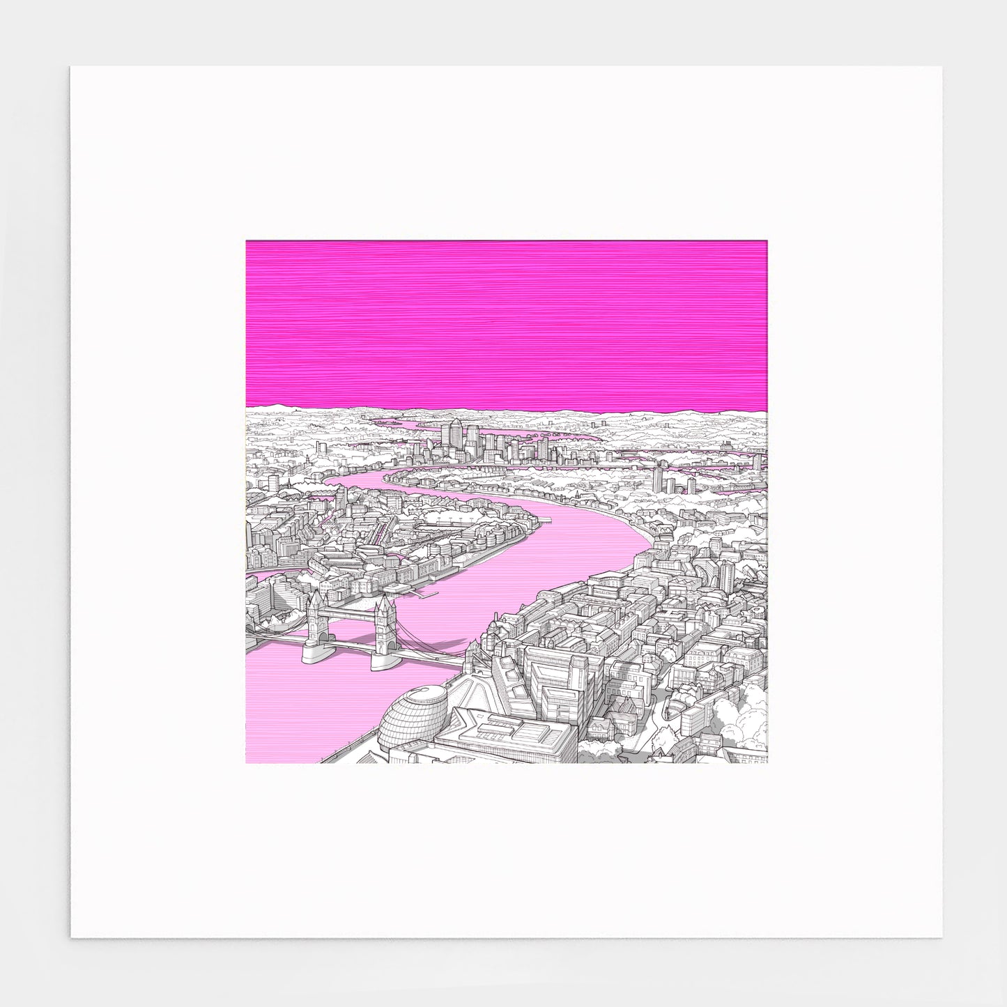 pink large no frame
