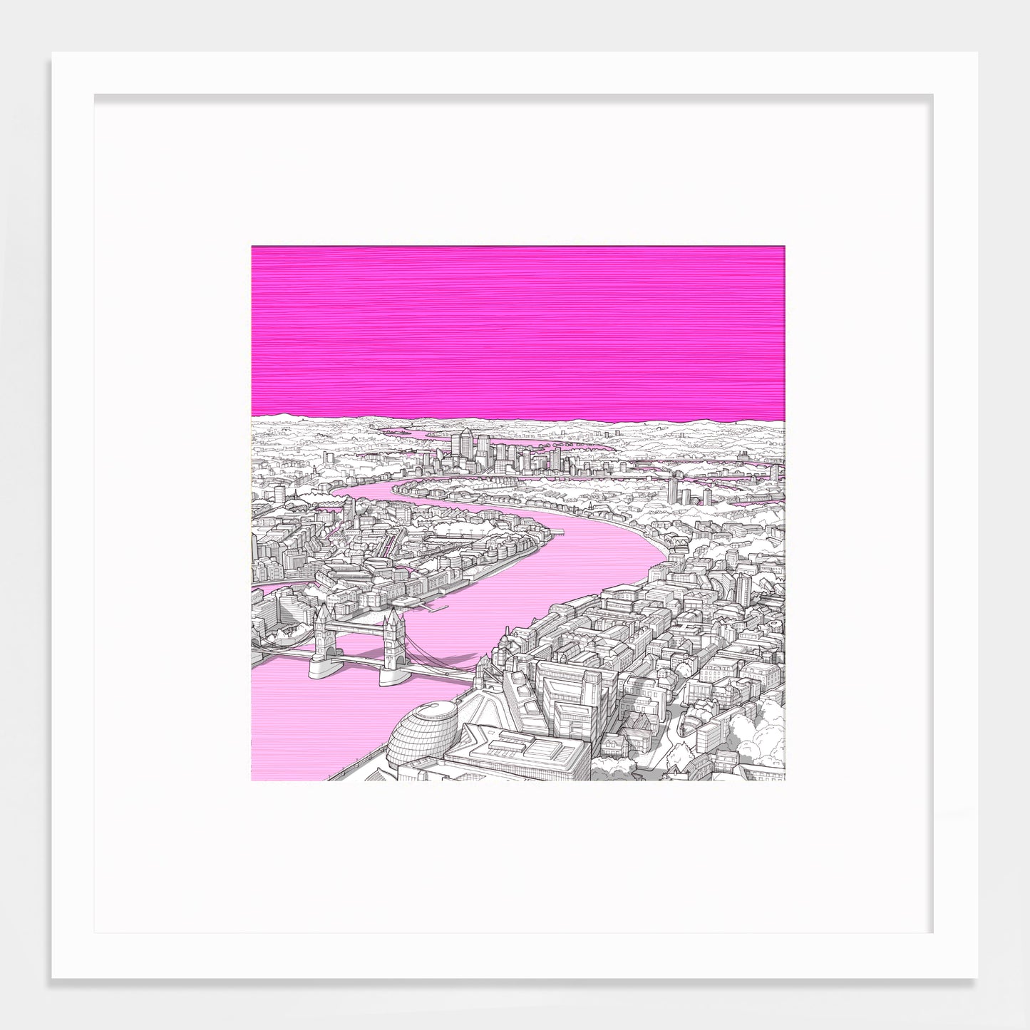 pink large white
