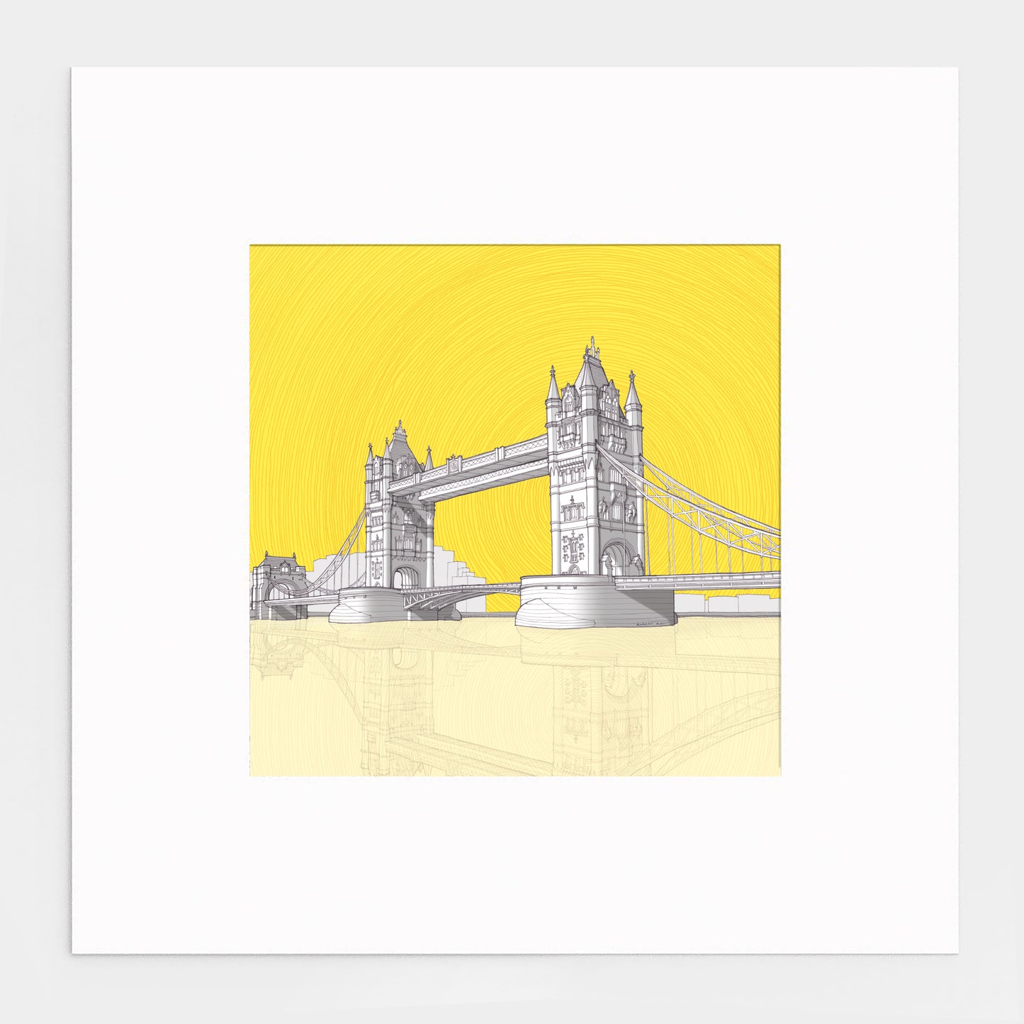yellow large no frame