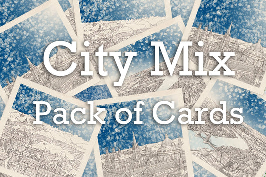Christmas Card Pack - City Mix