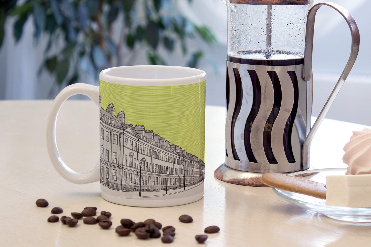 Great Pulteney Street, Bath - Ceramic Mug - Green