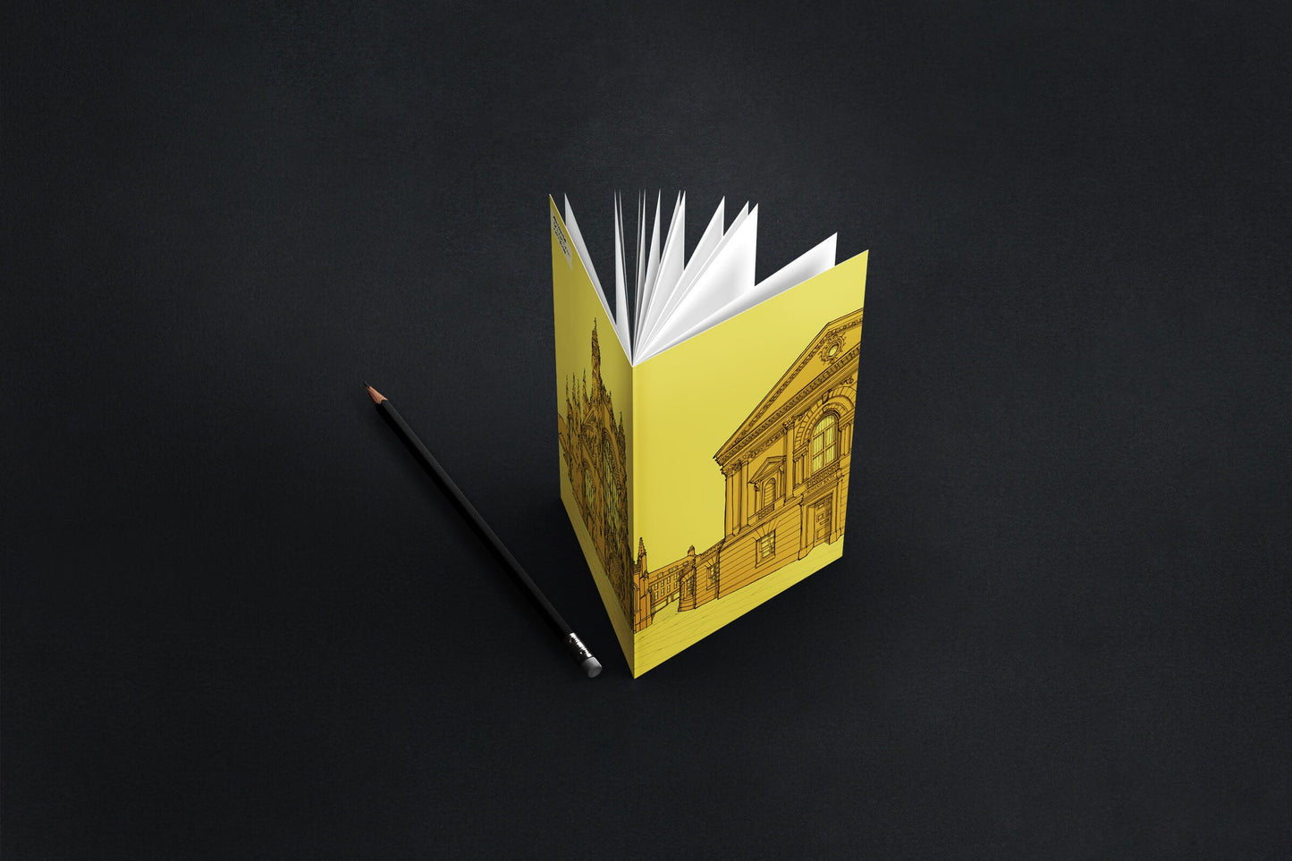 Abbey Square Yellow Notebook