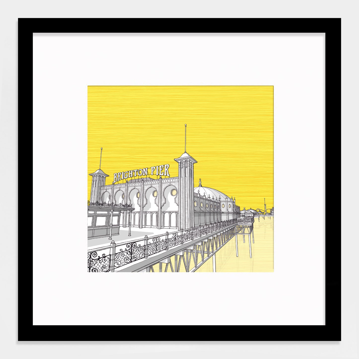 yellow large black