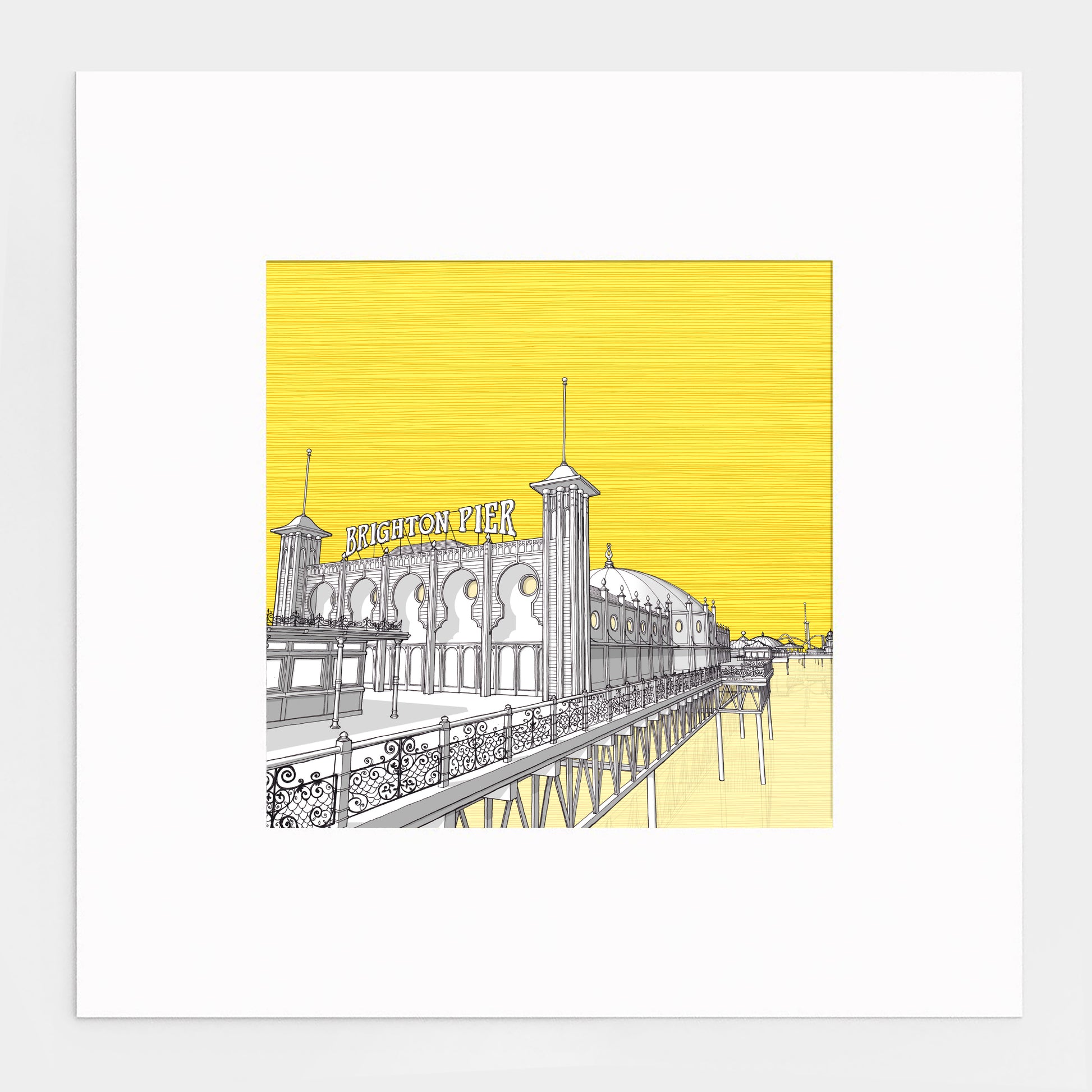 yellow large no frame