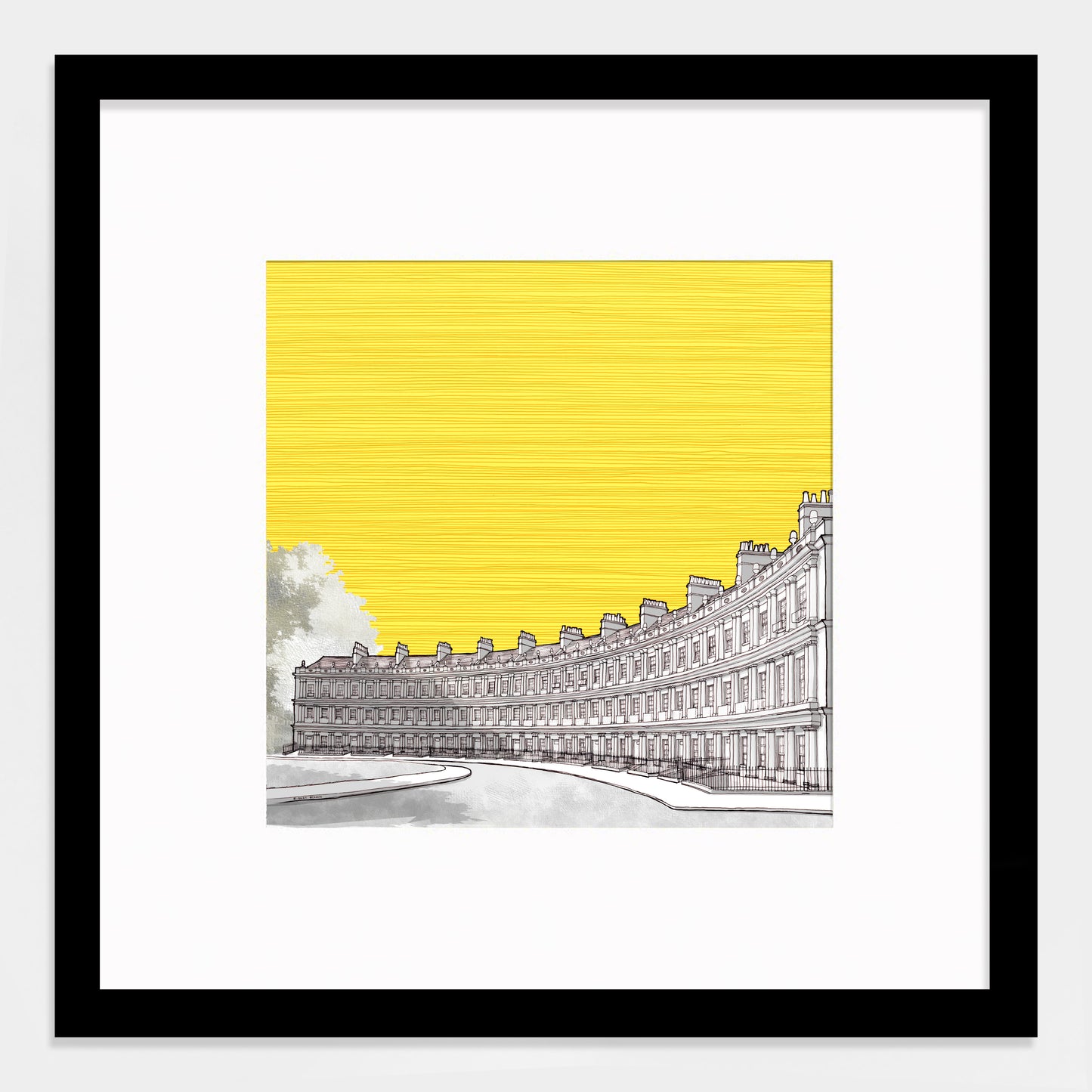 yellow large black
