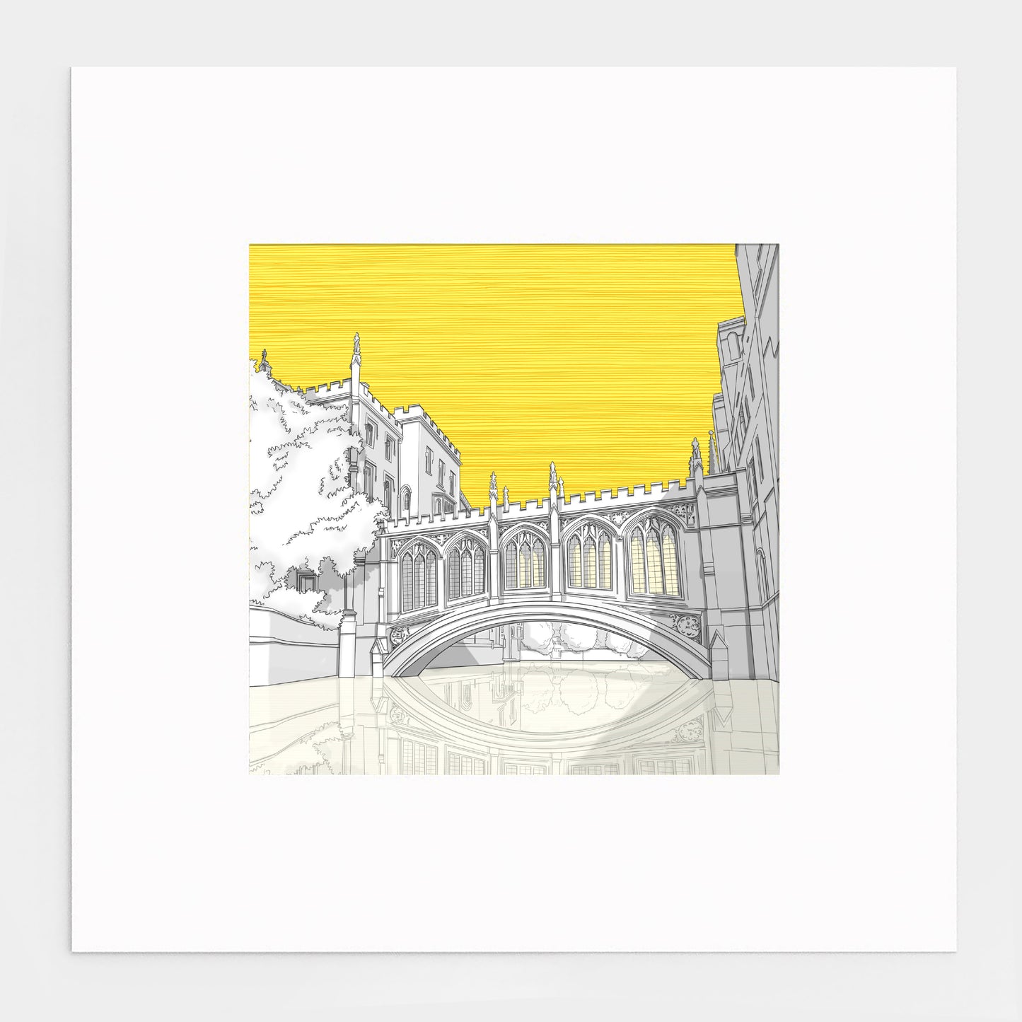 yellow large no frame