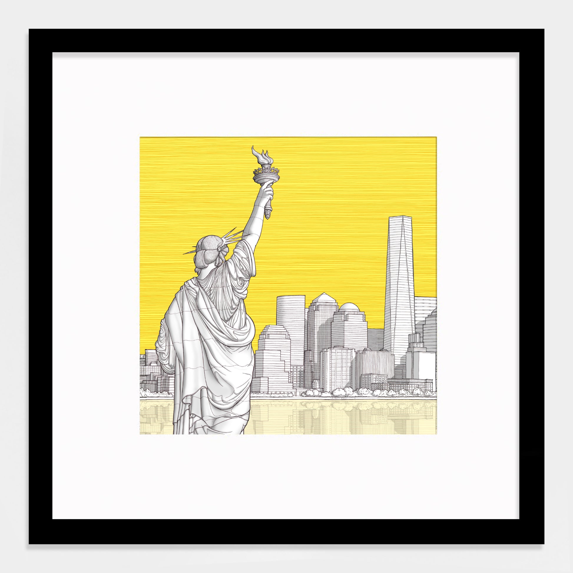 yellow large black