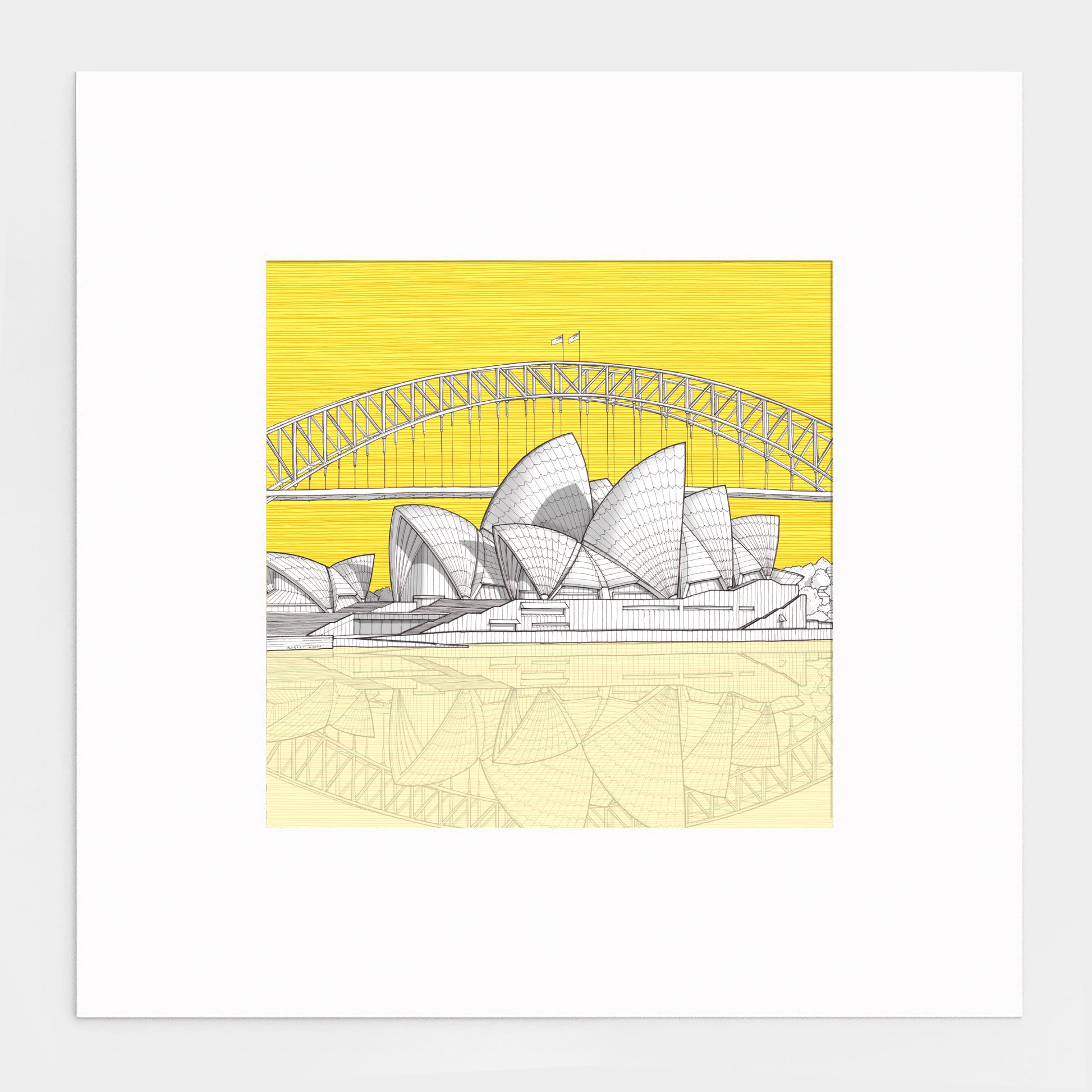 yellow large no frame
