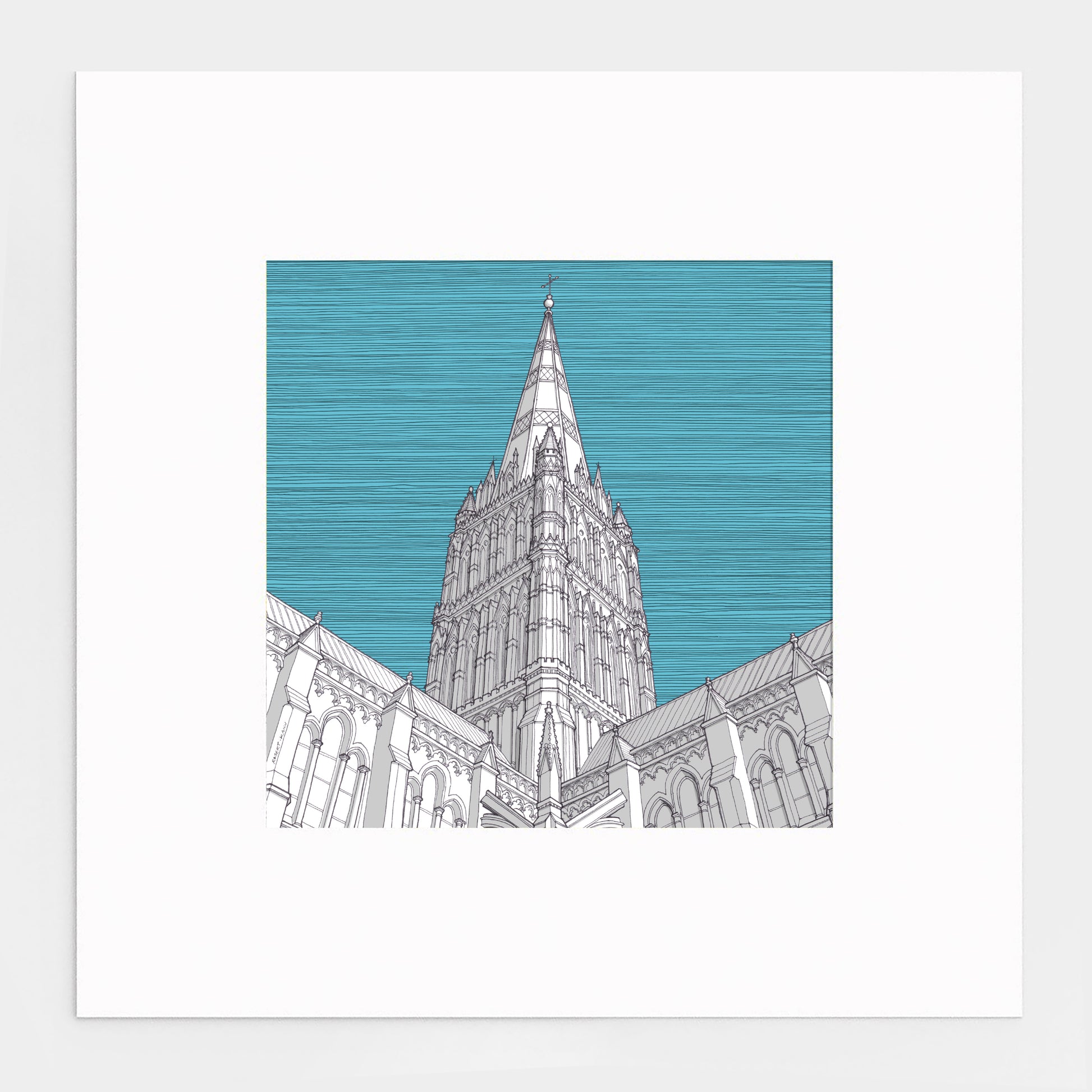 blue large no frame