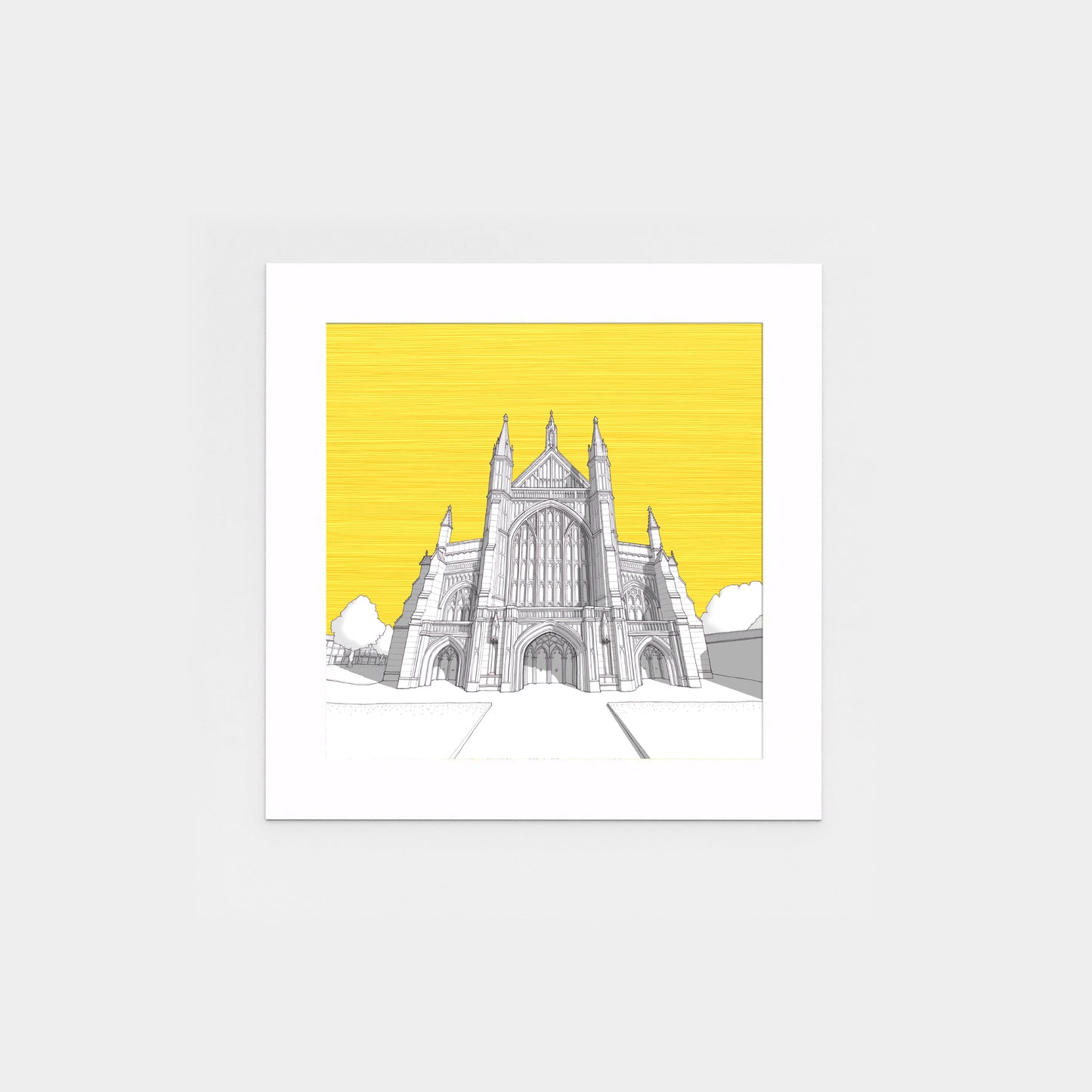 yellow small no frame