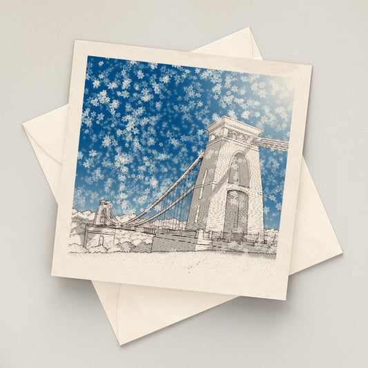 Christmas Card - Clifton Suspension Bridge, Bristol