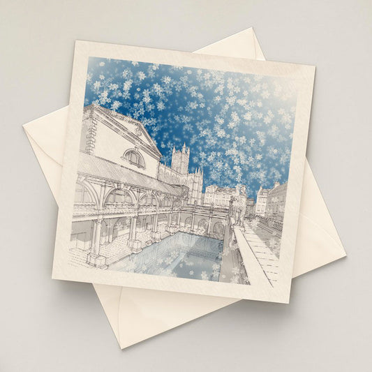 Christmas Card - Roman Baths, Bath