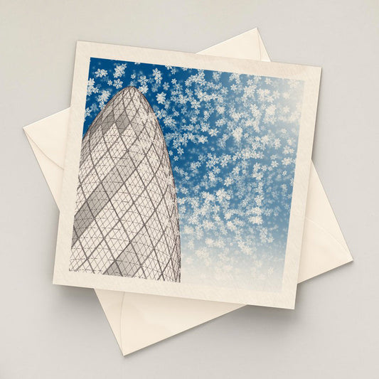 Christmas Card - The Gherkin, London