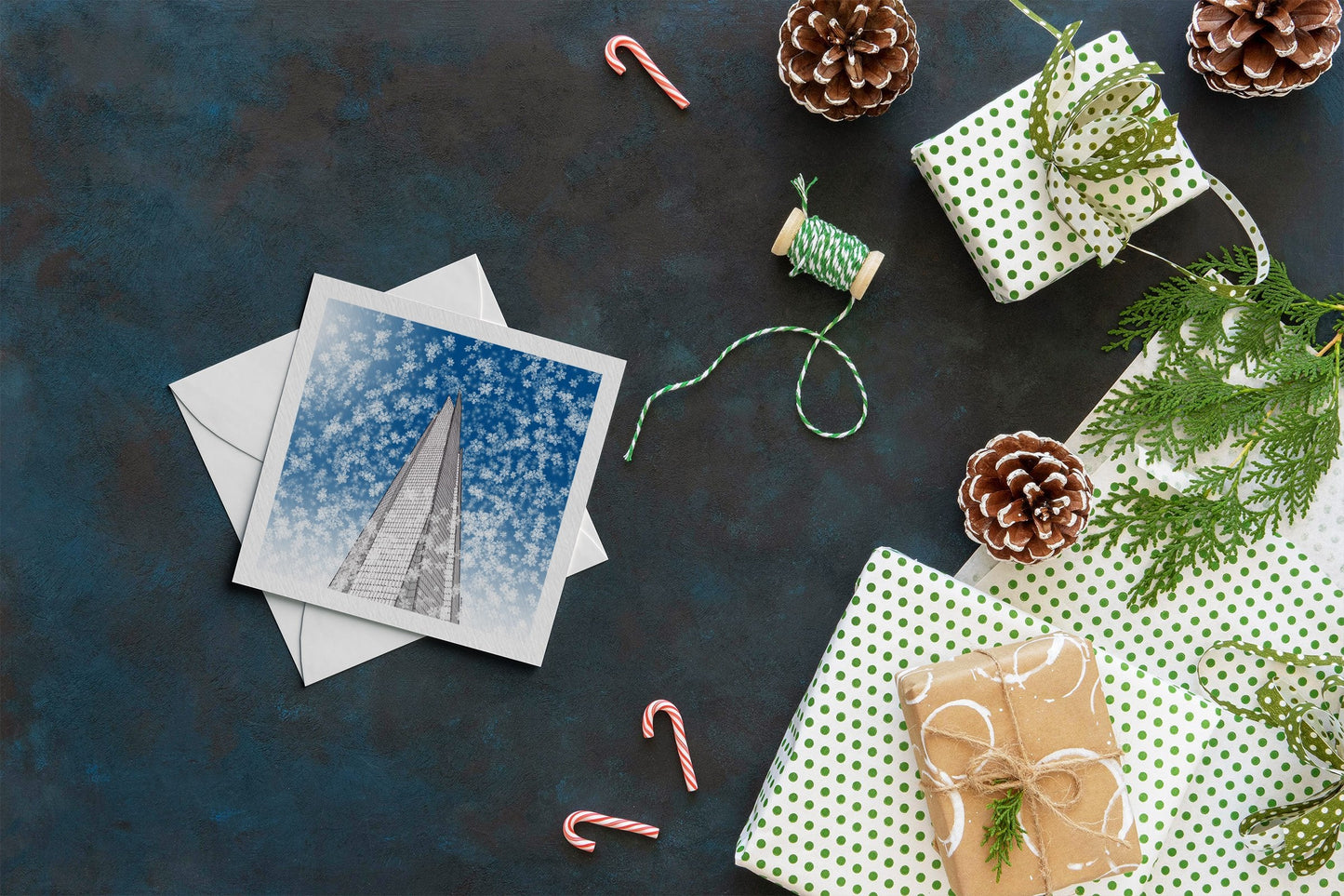 London Architecture Christmas Card - The Shard