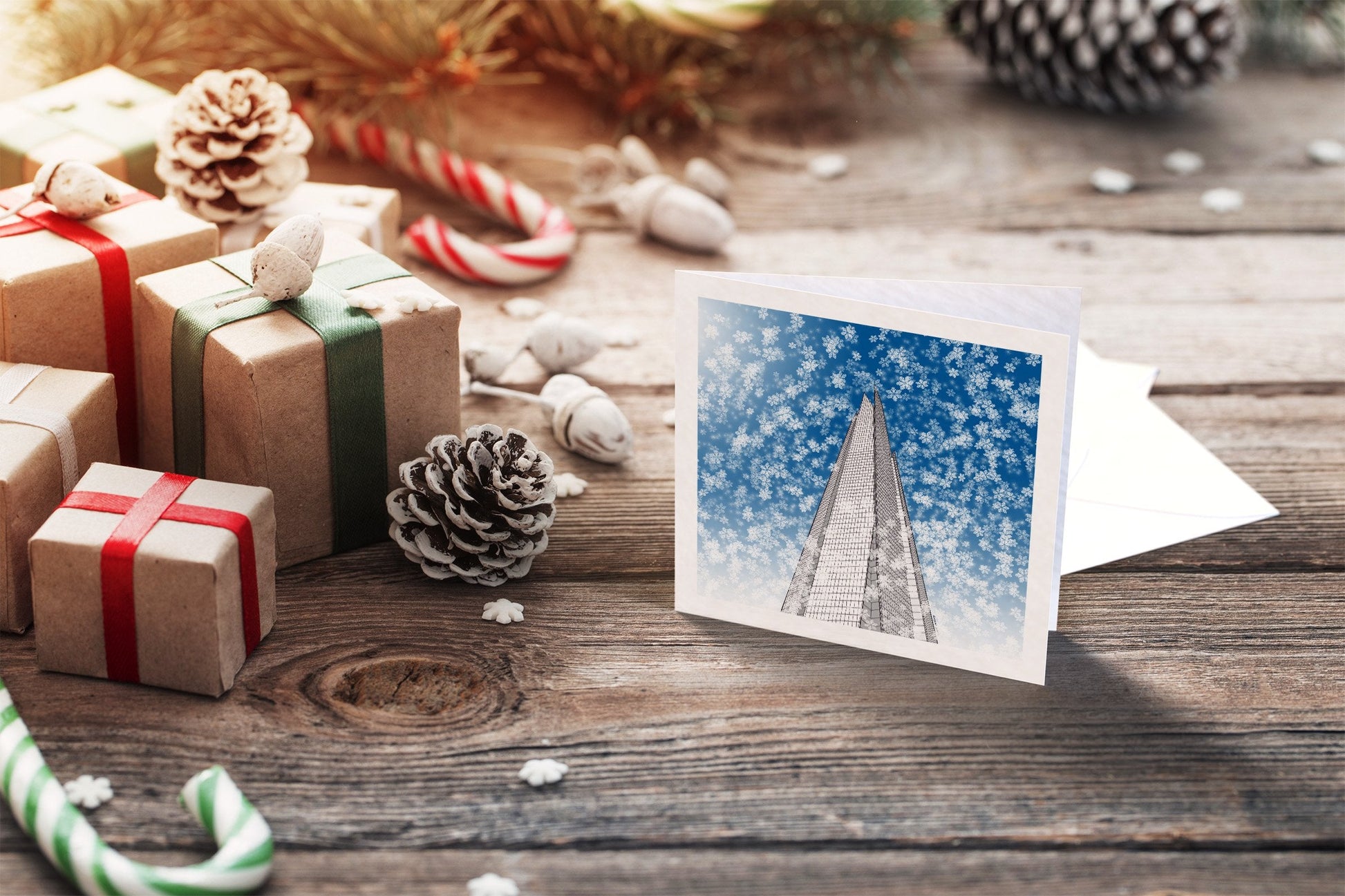 UK architecture building illustration - The Shard, London