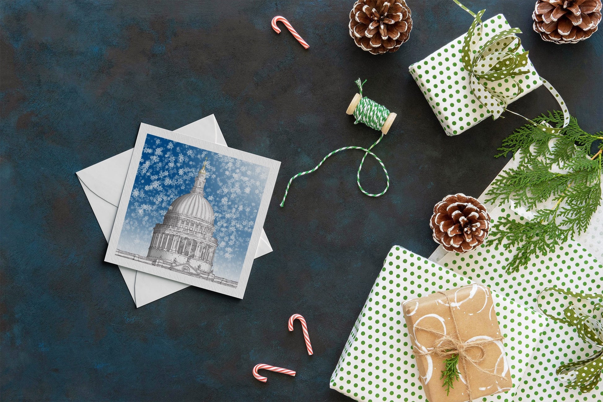 London Architecture Christmas Card - St. Paul's Cathedral