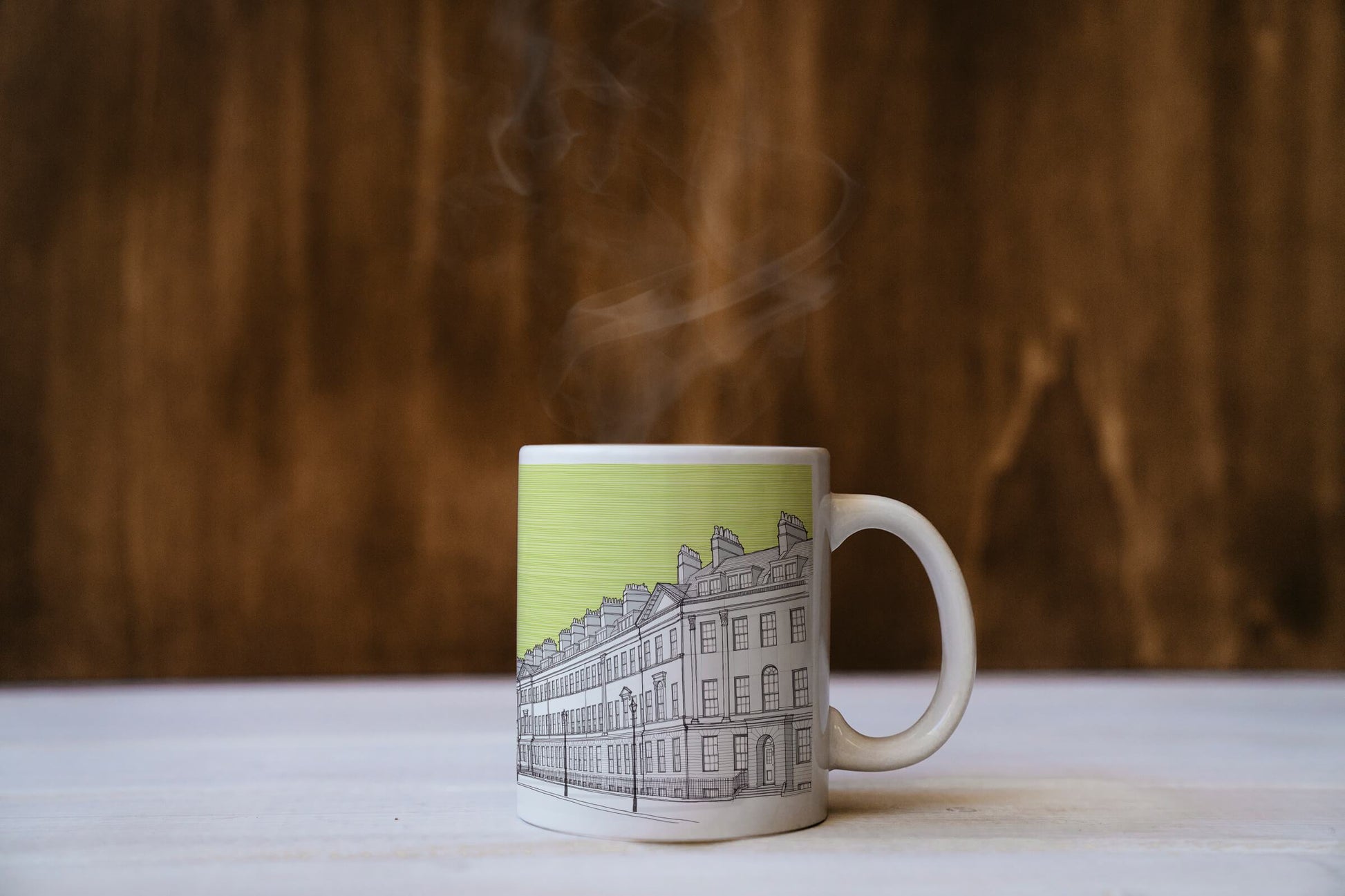Great Pulteney Street, Bath - Ceramic Mug - Green
