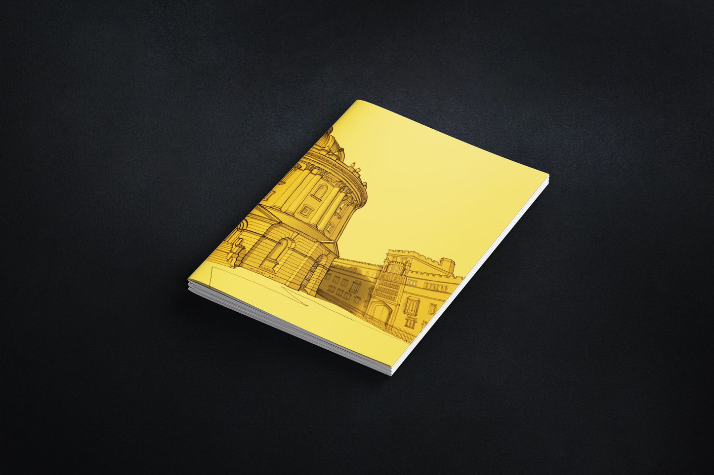 Radcliffe Camera Notebook - Yellow
