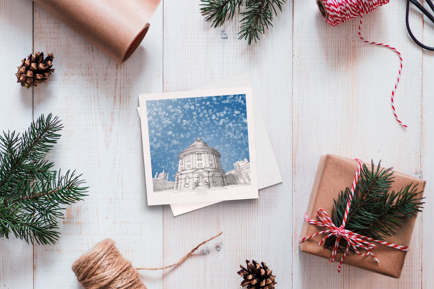 Christmas greeting card - Radcliffe Camera, Oxford