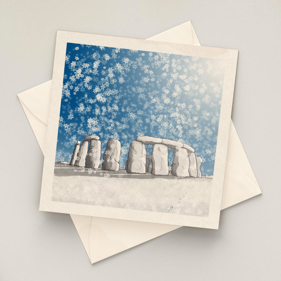 Christmas Card - Stonehenge