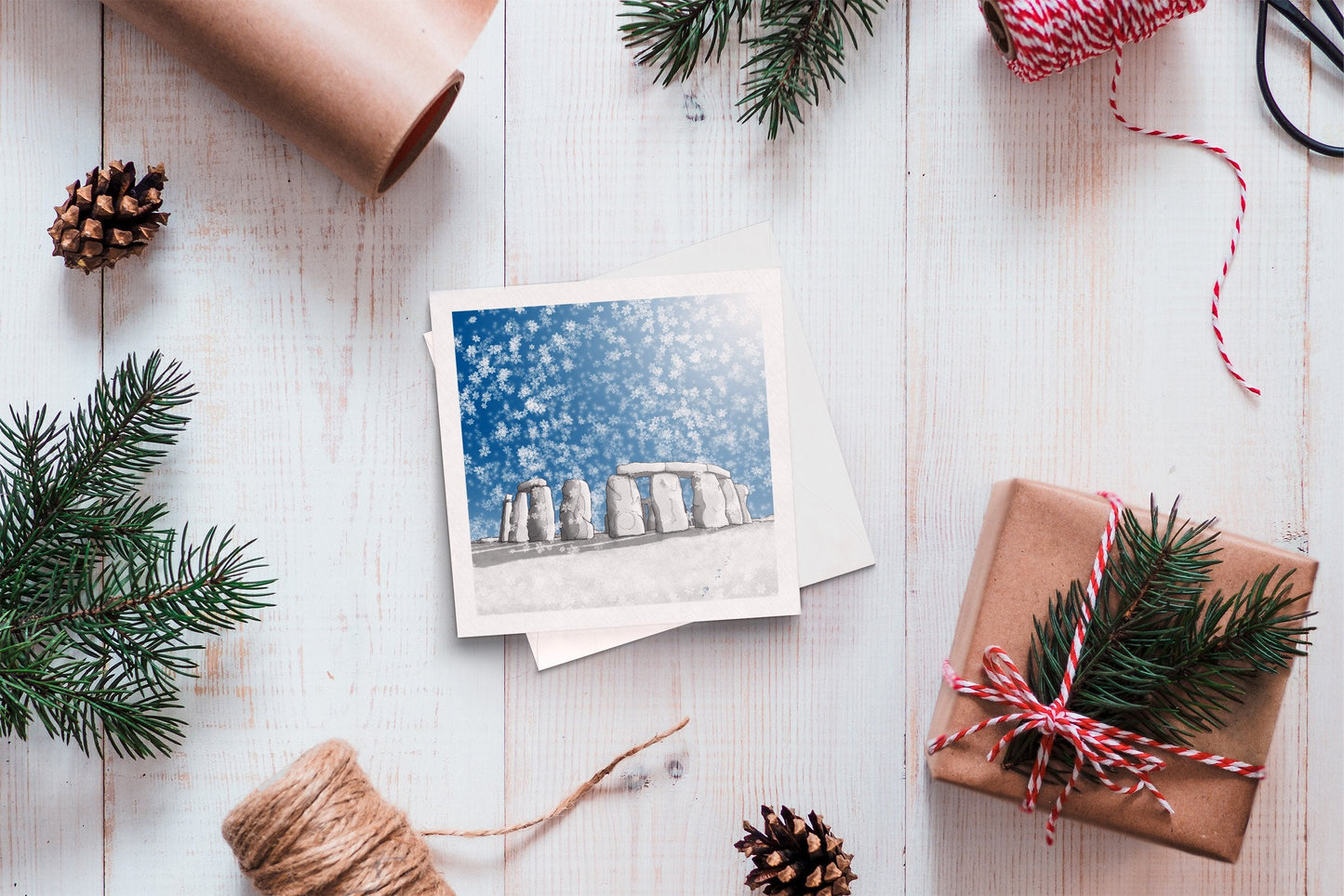 Christmas greeting card - Stonehenge